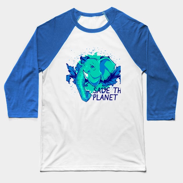 Save the Planet Baseball T-Shirt by NotUrOrdinaryDesign